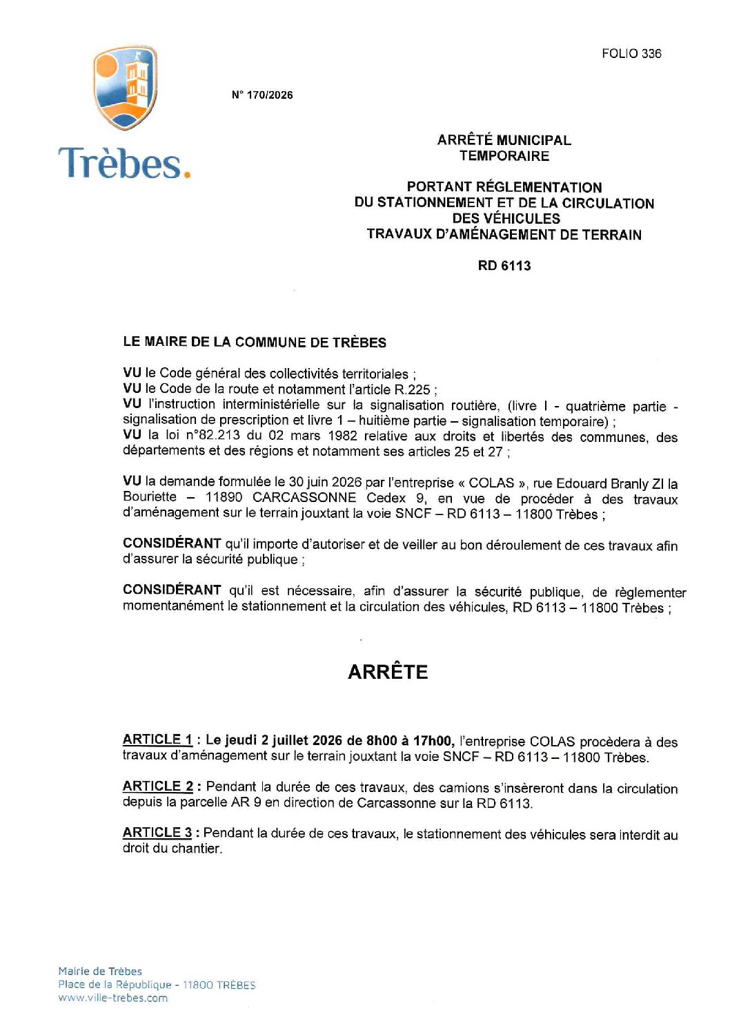 Aperçu du fichier 170.26 COLAS RD 6113 travaux d&rsquo;aménagement de terrain 